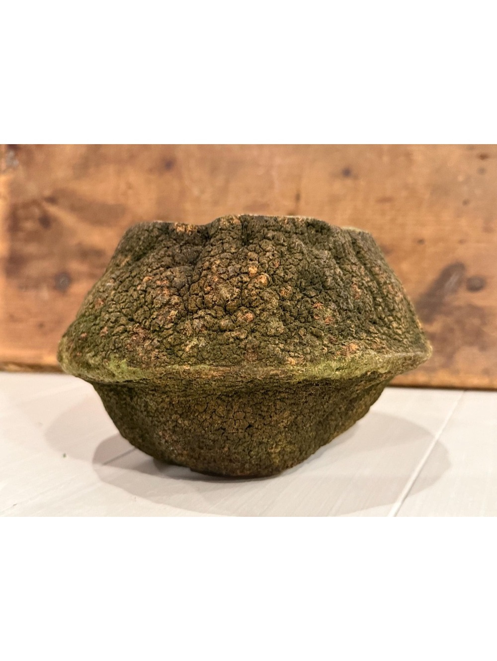 Sapucaia Pod Bowl | Textured Wabi-Sabi Vessel, Naturalist Shelf Accent